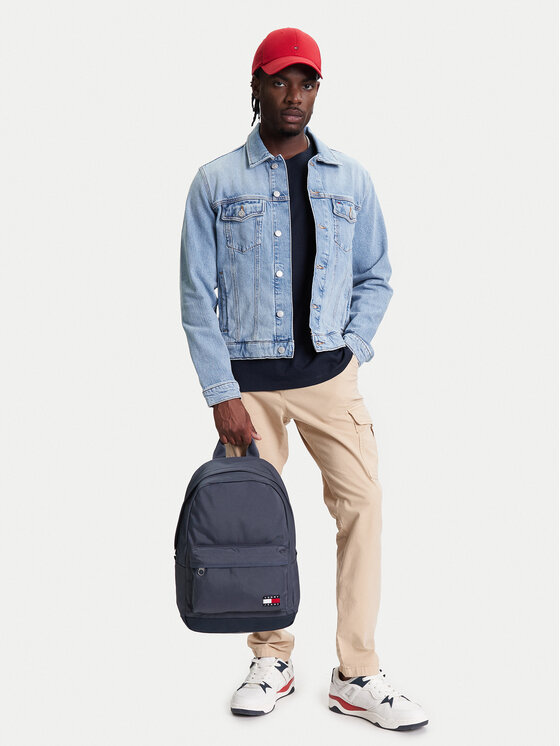 Tommy Jeans Раница Tommy Jeans Tjm Ess Daily Dome Backpack AM0AM13400 Сив