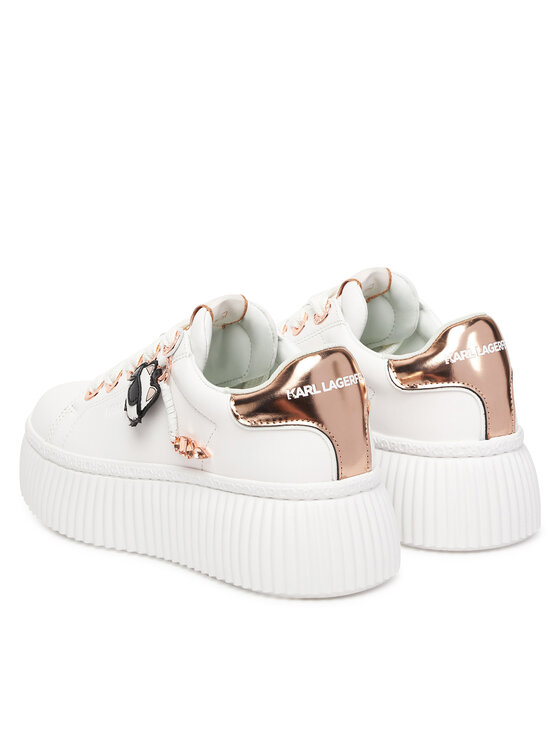 KARL LAGERFELD Sneakersy KARL LAGERFELD KL42376T Biały