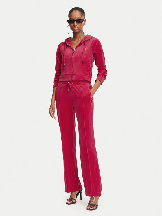 Juicy Couture Juicy Couture Спортивні штани Tina JCAPW045 Червоний Regular Fit