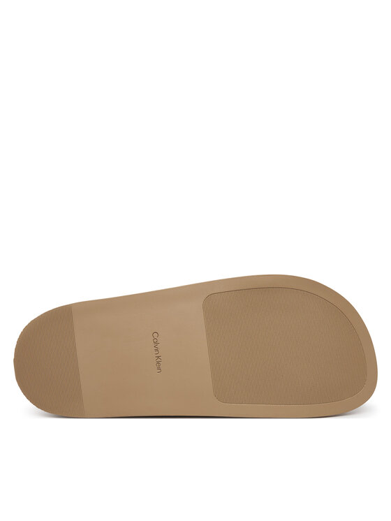 Calvin Klein Natikači Calvin Klein City Sandal Mule Webbing HW0HW02887 Bež
