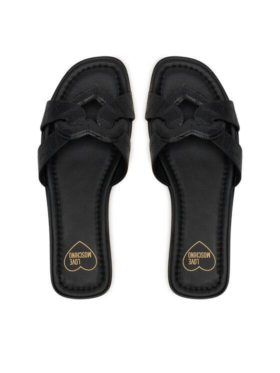 LOVE MOSCHINO Шльопанці LOVE MOSCHINO JA28092G1MIB0000 Чорний