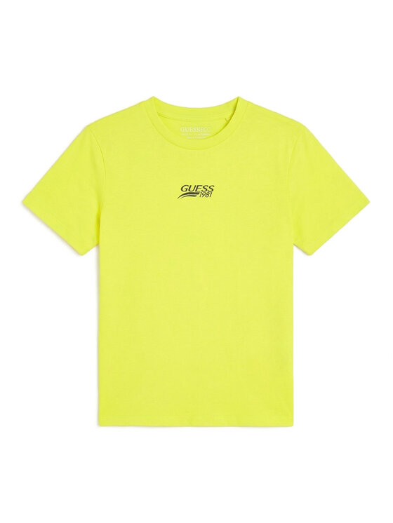 Guess Guess Camiseta L6RI10 K8HM4 Amarillo Regular Fit