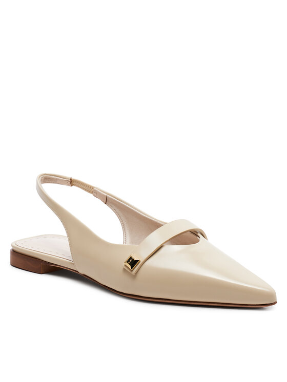 Max Mara Baleríny Max Mara Mmspring 2414521111600 Béžová