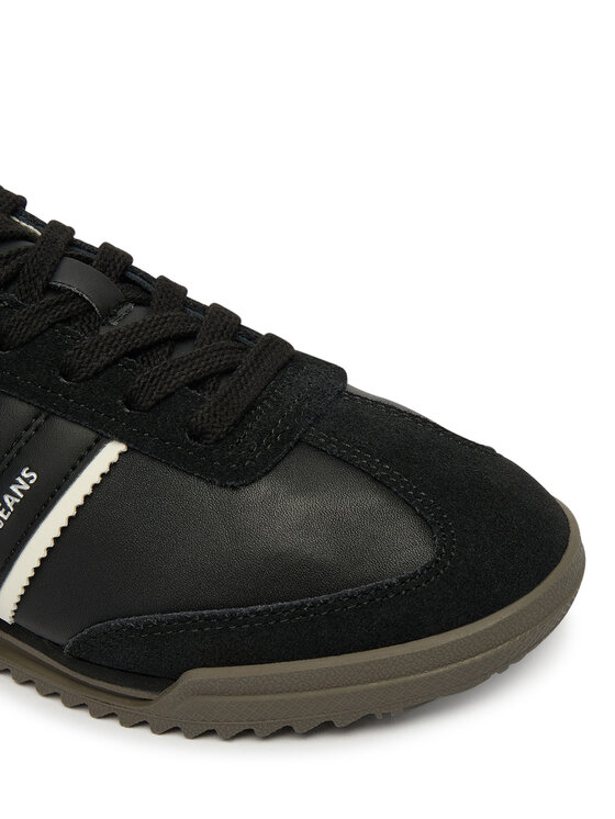 Tommy Jeans Sneakers Tommy Jeans Tjw Low Profile Runner Lthr Mix EN0EN03001 Negru