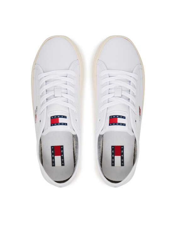 Tommy Jeans Teniși Tommy Jeans Tjw Lightweight Court EN0EN02875 Alb