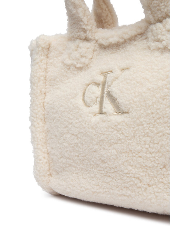 Calvin Klein Jeans Geantă Calvin Klein Jeans Teddy Tote Bag IU0IU00355 Bej