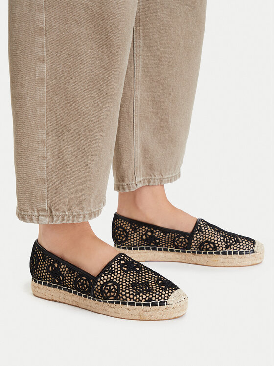 Guess Espadryle Guess FLJOEN FAL14 Czarny