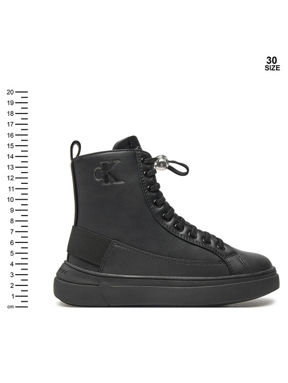 Calvin Klein Jeans Členková obuv Calvin Klein Jeans Lace-Up Bootie V3A5-80988-1355 M Čierna