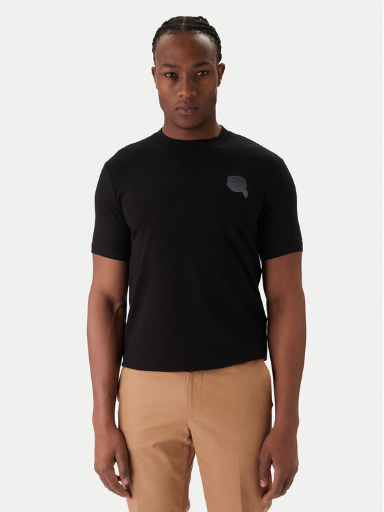KARL LAGERFELD KARL LAGERFELD Camiseta 755023 561235 Negro Regular Fit
