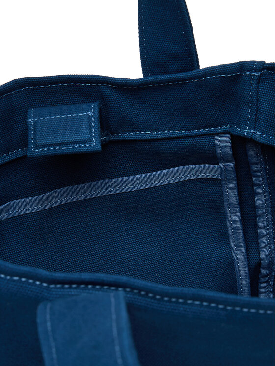 Calvin Klein Torebka Calvin Klein Webbing Strap Canvas Small Tote LV04F3384G Niebieski