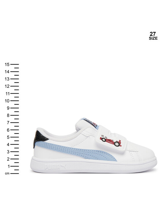 Puma Sneakersy Puma Puma Smash 3.0 Racing Crew V 408386 01 Biały