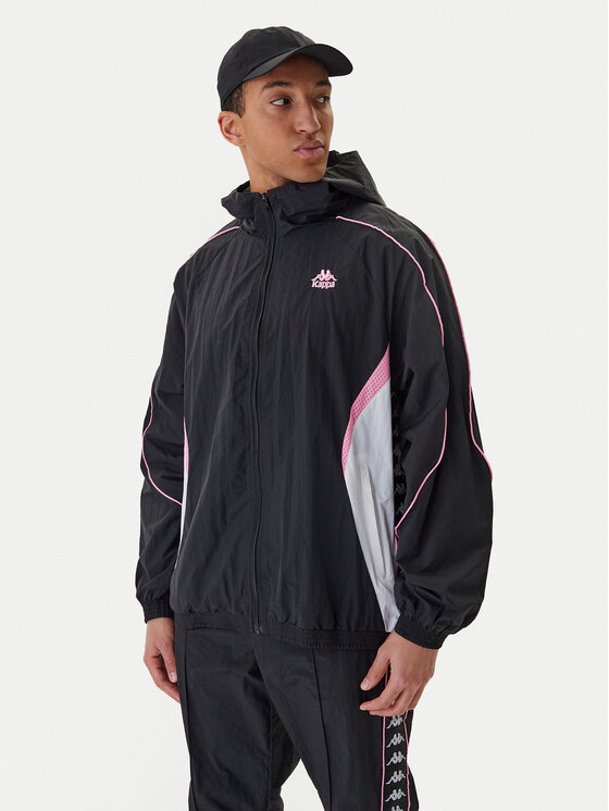 Kappa Kappa Rompevientos Banda Silas 37222WW Negro Comfort Fit