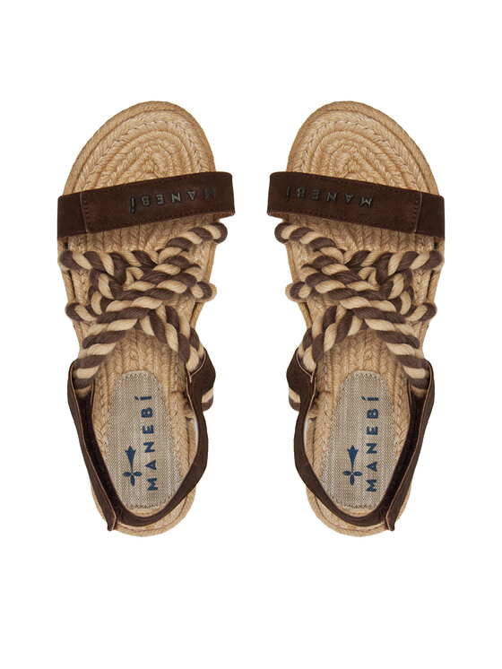 Manebi Еспадрильї Manebi Sandals P 7.8 Y0 Коричневий