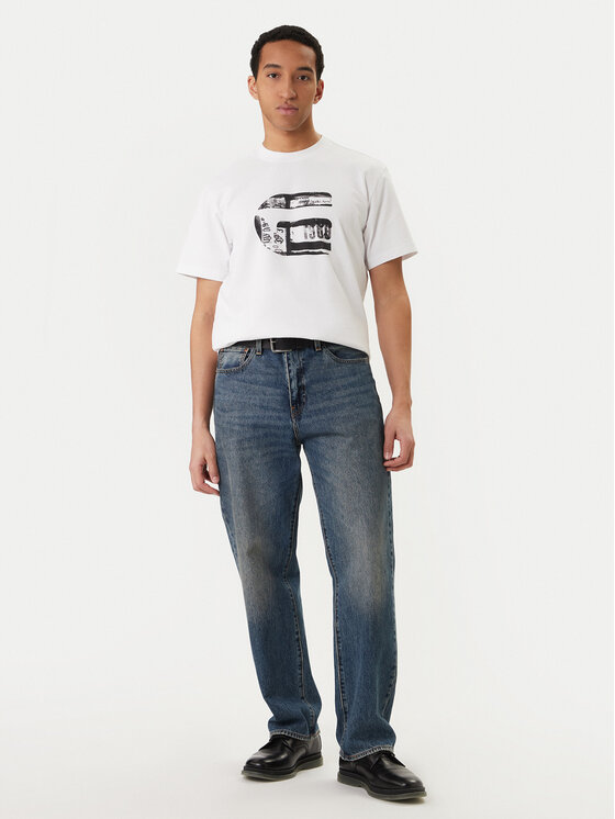 G-Star Raw G-Star Raw Camiseta G Icon Graphic D28823-E385 Blanco Regular Fit