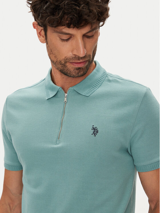 U.S. Polo Assn. U.S. Polo Assn. Поло MUP3335 Зелений Regular Fit