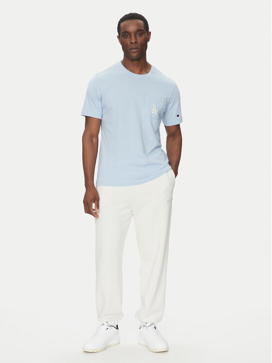 Champion Champion T-shirt 221038 Svijetloplava Regular Fit