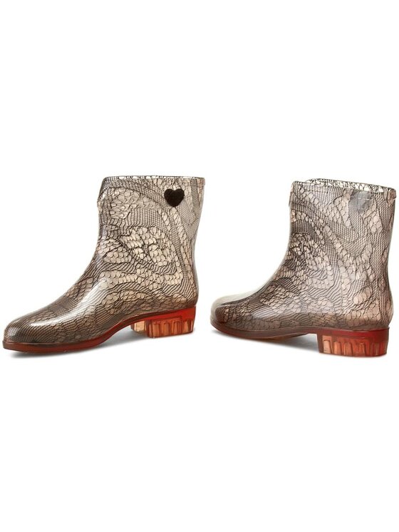 Melissa Gumijas zābaki Melissa Ankle Boots Socks Sp Ad 32034 Bēšs