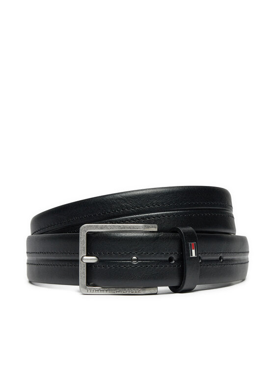 Tommy Hilfiger Curea pentru Bărbați Tommy Hilfiger Oliver 3.5 Seasonal AM0AM13304 Negru