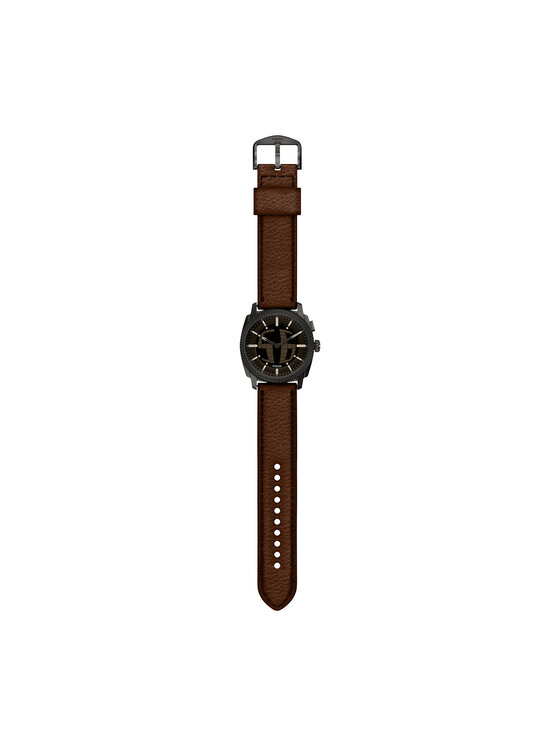 Fossil Годинник Fossil Machine Big Tic FS6165 Коричневий
