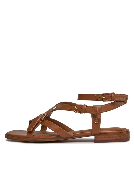 Guess Sandali Guess Tamper FLJTAM LEA03 Marrone