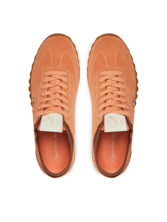 Calvin Klein Jeans Sneakers Calvin Klein Jeans Low Profile Runner Mg Sue YW0YW01898 Portocaliu