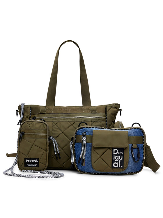 Desigual Kabelka Desigual 24WAXY42 Khaki