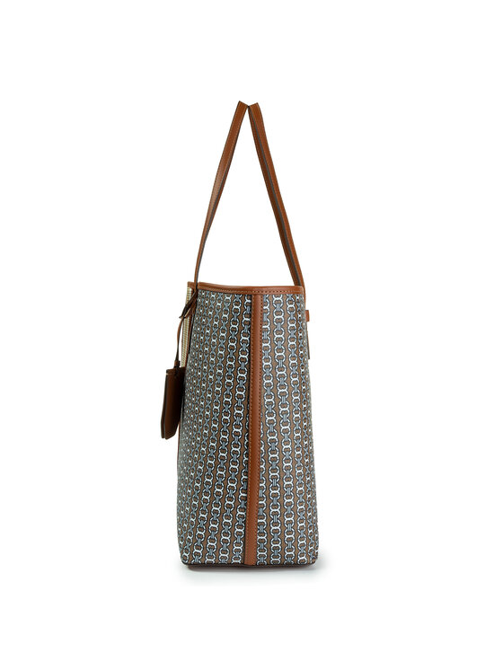 Tory Burch Bolso Tory Burch Gemini Link Canvas Tote 53303 Marrón