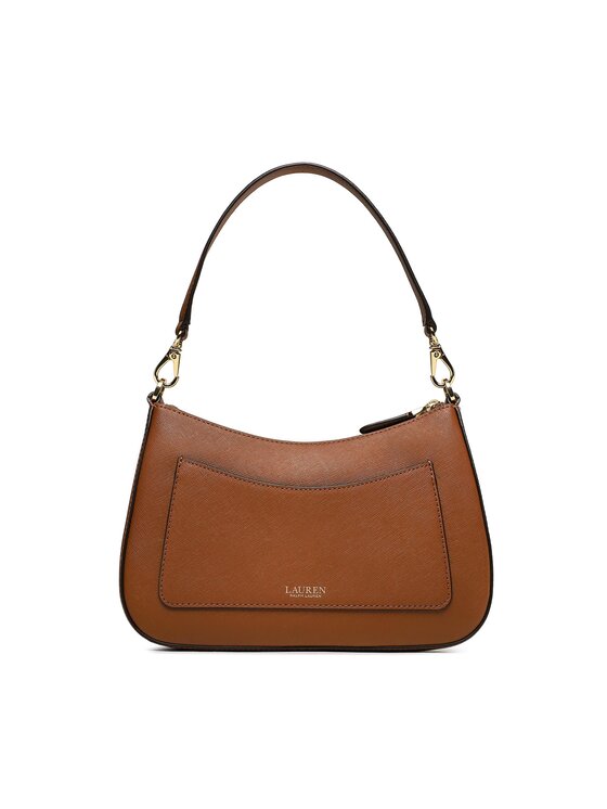 LAUREN RALPH LAUREN Ročna torba Lauren Ralph Lauren Danni 26 431883768007 Rjava