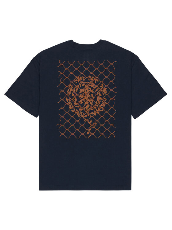 Element Element Camiseta Anyways ELYZT00568 Azul marino Relaxed Fit