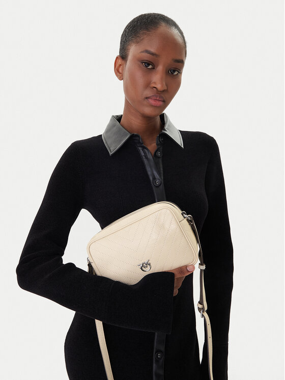 PINKO Сумка PINKO Carrie Camera Bag Classic Al 25-26 PLTT 104336 A2JC Кремовий