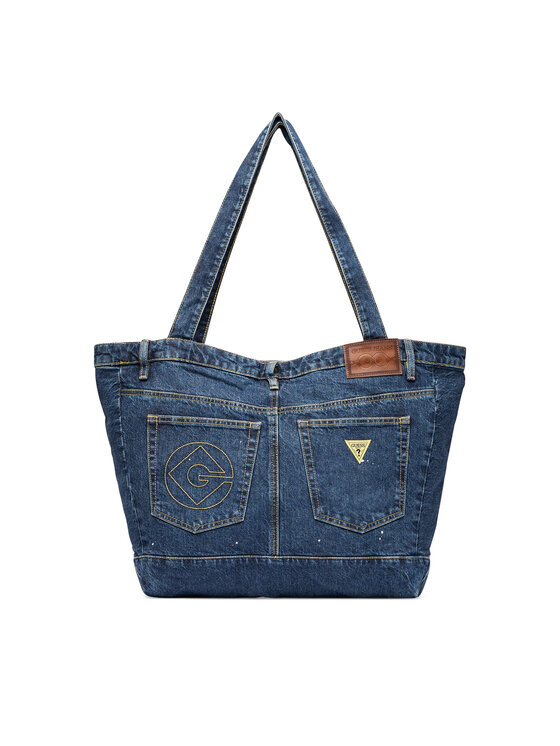 Guess Jeans Torebka Guess Jeans M6YZ42 D2278 Granatowy