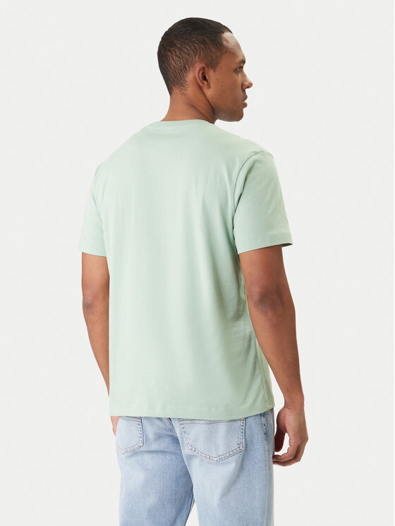 Guess Jeans Guess Jeans T-Shirt M6GIB7 K8HM0 Πράσινο Regular Fit