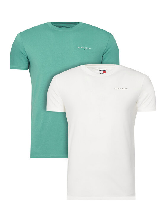 Tommy Jeans Tommy Jeans Set di t-shirt DM0DM22316 Verde Slim Fit