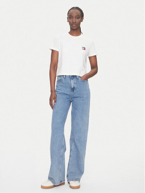 Tommy Jeans Tommy Jeans Camiseta DW0DW21423 Blanco Regular Fit