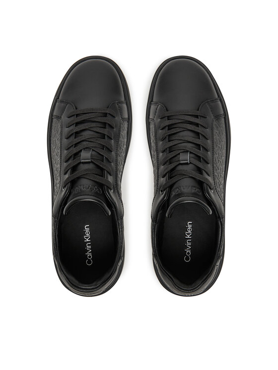 Calvin Klein Superge Calvin Klein Chunky Low Top Lace Up Mono HM0HM01970 Črna