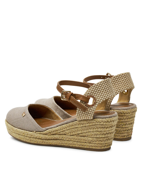 Wrangler Espadrile Wrangler Bela Women Semi Wedge 20241055 Rjava