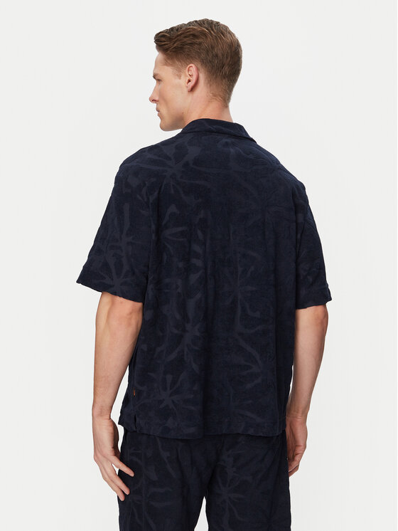 BOSS BOSS Polo Flower 50559204 Azul marino Regular Fit