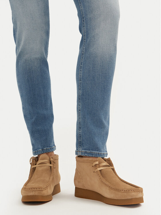 Clarks Черевики Clarks WallabeeEvoBt 261747444 Бежевий