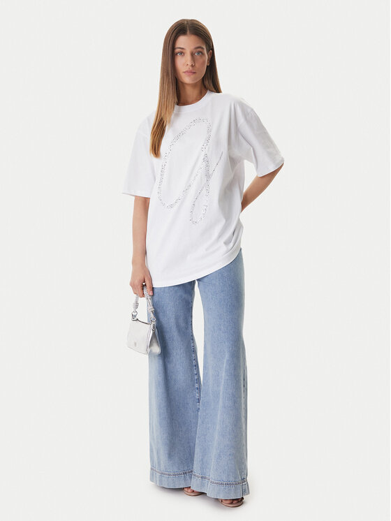 Guess Guess Футболка W6GI39 K3478 Білий Regular Fit