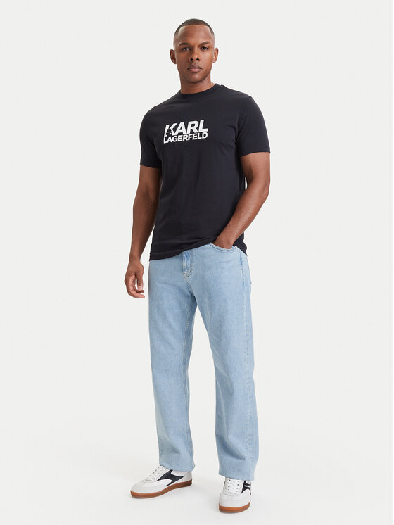 KARL LAGERFELD KARL LAGERFELD Camiseta 755780 564235 Azul marino Regular Fit