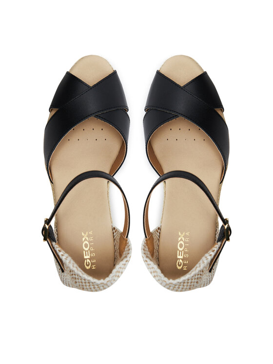 Geox Espadrilles Geox D Gelsa Low D45NGA 00085 C9999 Fekete