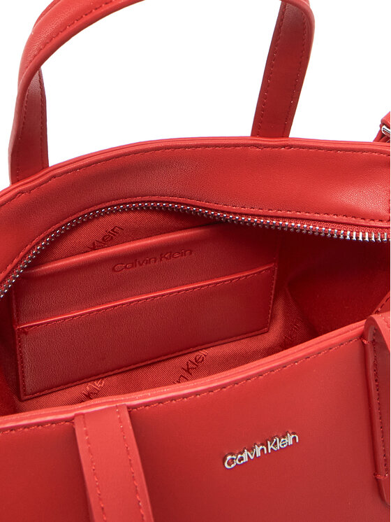 Calvin Klein Bolso Calvin Klein Ck Must Small Tote K60K612904 Rojo