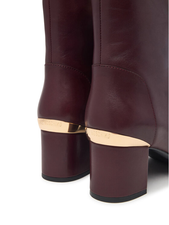 LOVE MOSCHINO Botine LOVE MOSCHINO JA21085G0PIA0552 Vișiniu