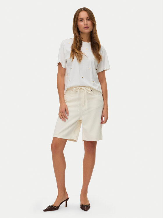 Vero Moda Vero Moda T-shirt Sola 10341979 Bianco Regular Fit