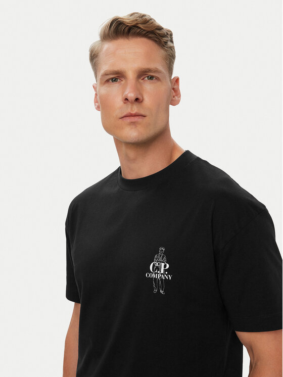 C.P. Company C.P. Company Camiseta 21CMTS166A005100W Negro Regular Fit