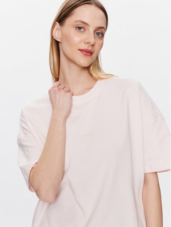 New Balance New Balance T-shirt Athletics Nature WT23556 Ružičasta Relaxed Fit