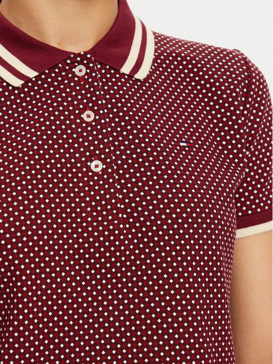 Tommy Hilfiger Tommy Hilfiger Polo WW0WW43928 Rosso Slim Fit