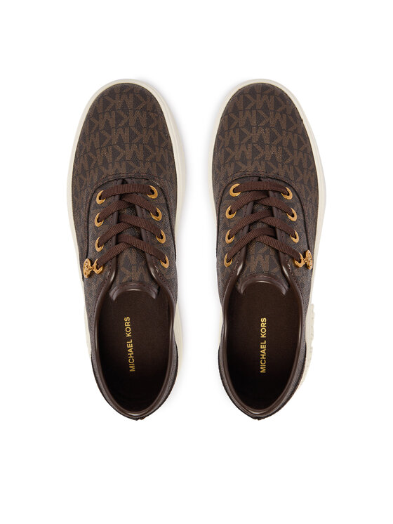 MICHAEL Michael Kors Снікерcи MICHAEL Michael Kors Lindsey 43T6LDFS1B Коричневий