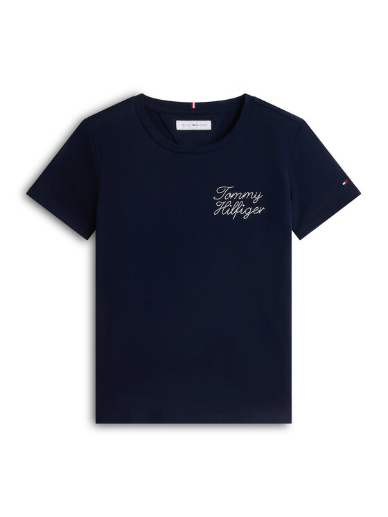Tommy Hilfiger Tommy Hilfiger Camiseta KG0KG09454 Azul marino Regular Fit