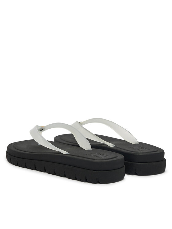 Tommy Jeans Japonki Tommy Jeans Tjw Cleated Jelly Summer Sandal EN0EN02954 Biały